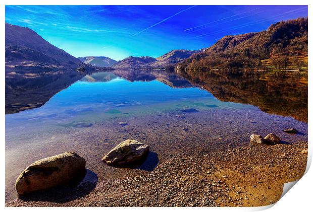 Ullswater Reflections Print by Rob Graham