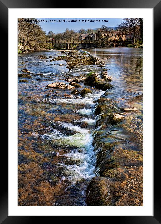 The Wharf at Grassington Framed Mounted Print by K7 Photography