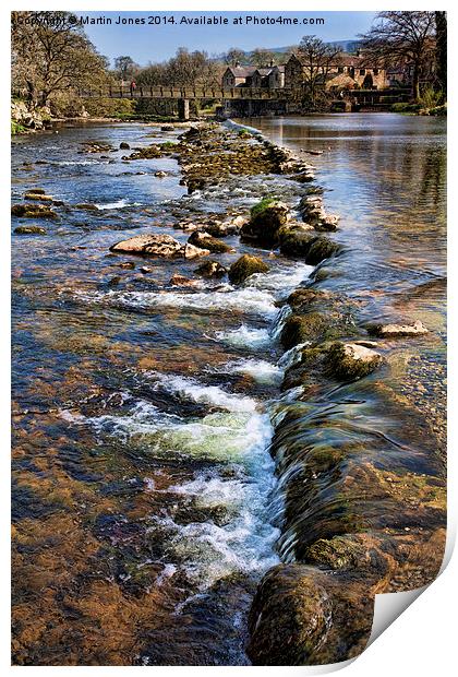 The Wharf at Grassington Print by K7 Photography