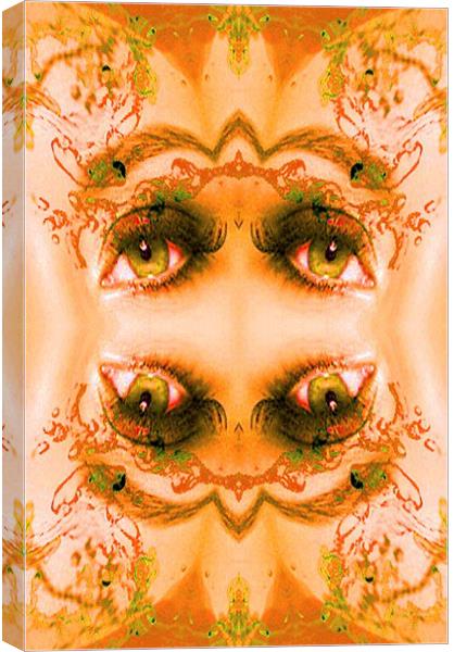 Eyes of a Mirror Canvas Print by Matthew Lacey