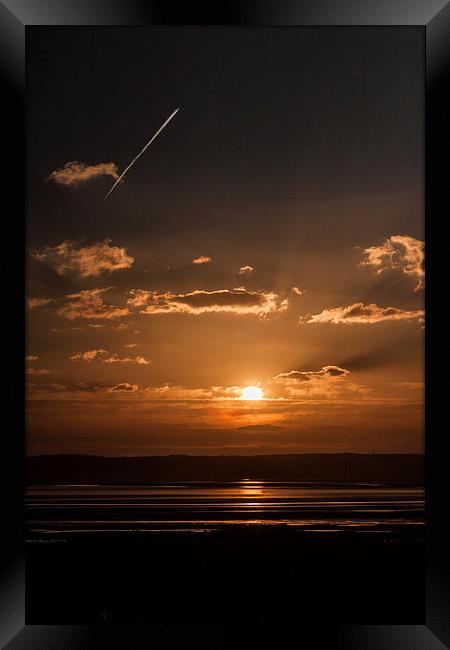 Anglesey Sunset Framed Print by Sean Wareing