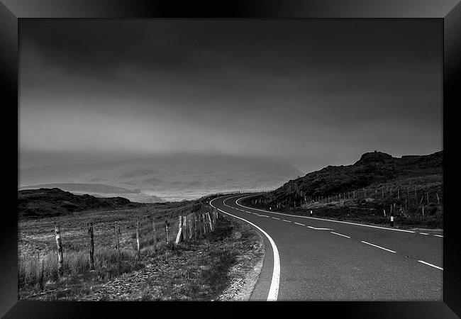 The Winding Road Framed Print by Sean Wareing