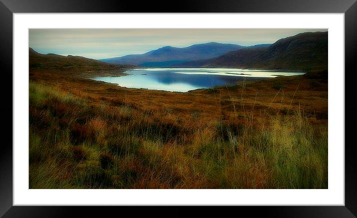 beautiful loch cluanie Framed Mounted Print by dale rys (LP)