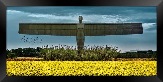 The Angel of the North Framed Print by Guido Parmiggiani
