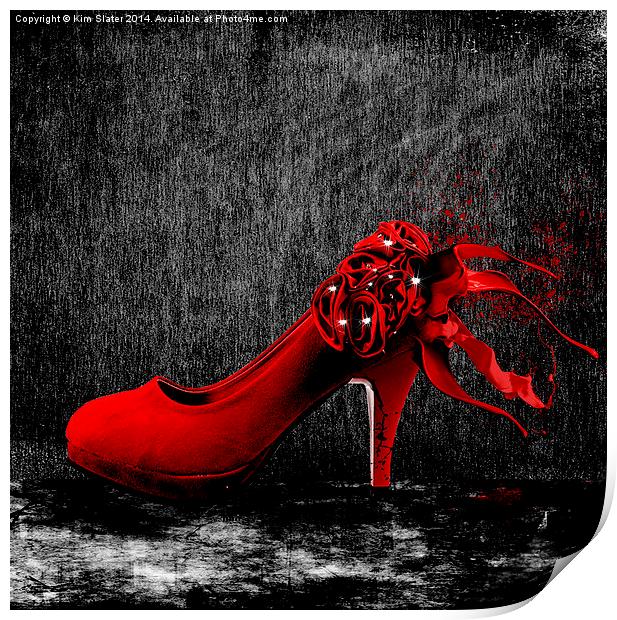 The Red Shoe Print by Kim Slater