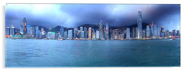 HONG KONG Acrylic by Eamon Fitzpatrick