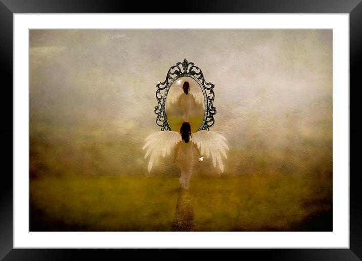 Pathway to Heaven Framed Mounted Print by Dawn Cox