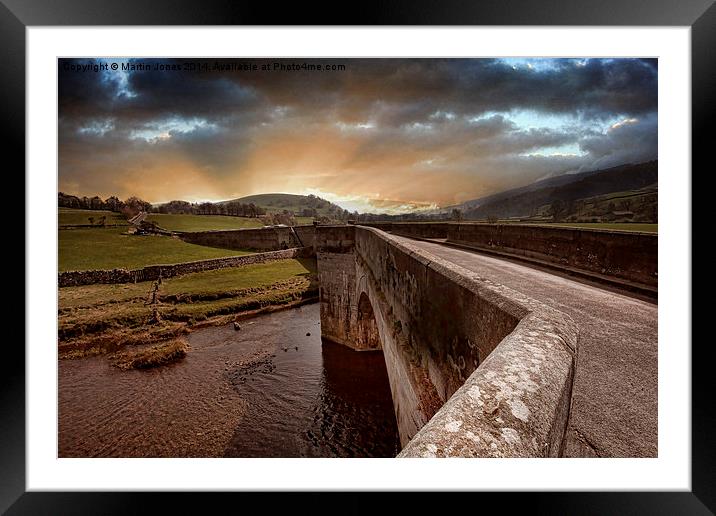 The Burnsall Bridge in Yorkshire Dales Framed Mounted Print by K7 Photography