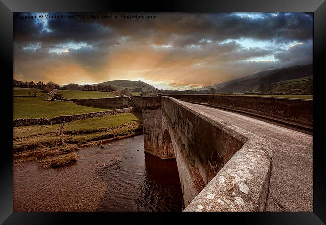 The Burnsall Bridge in Yorkshire Dales Framed Print by K7 Photography