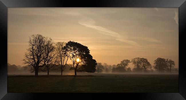 Norfolk Sunrise Framed Print by Simon Wrigglesworth