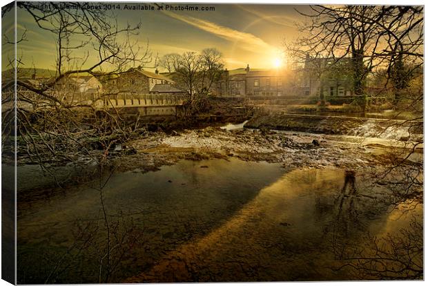 The Majestic Linton Mill Canvas Print by K7 Photography