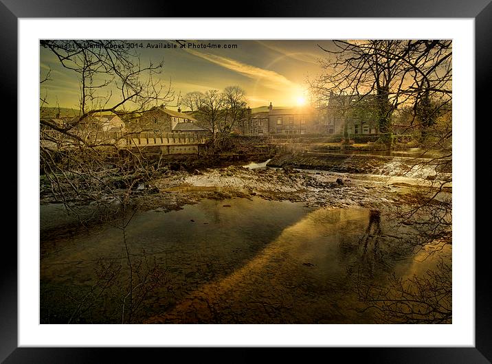The Majestic Linton Mill Framed Mounted Print by K7 Photography