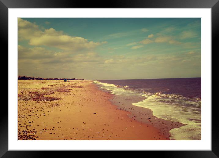 North Beach- Great Yarmouth Framed Mounted Print by rachael hardie