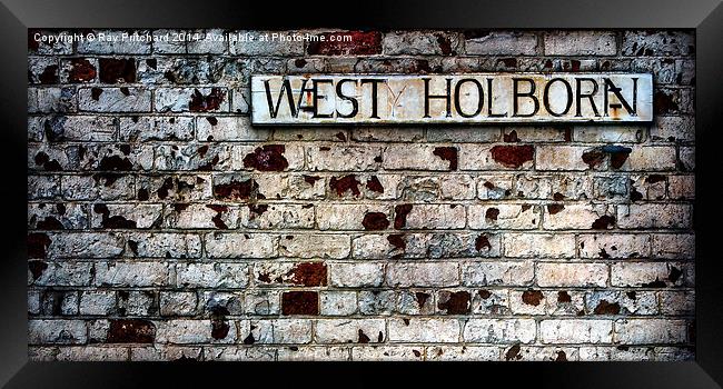 West Holborn Framed Print by Ray Pritchard