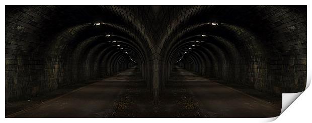 Tunnel Vision. Print by Tommy Dickson