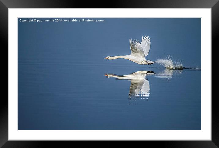 Take off Framed Mounted Print by paul neville