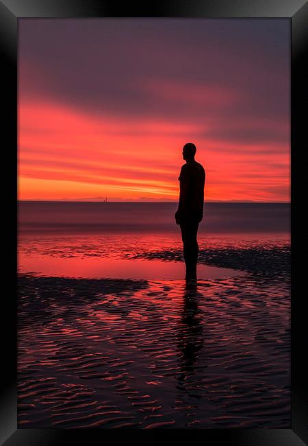 Under a blood red sky Framed Print by Paul Farrell Photography