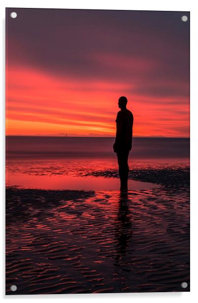 Under a blood red sky Acrylic by Paul Farrell Photography