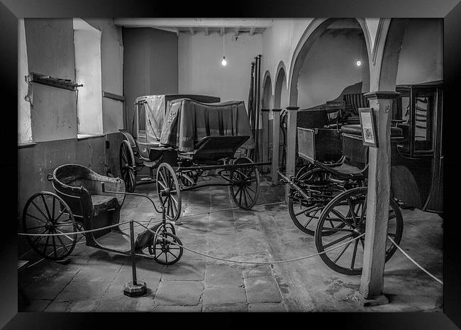 Carriages, Calke Abbey Framed Print by Stephen Maher