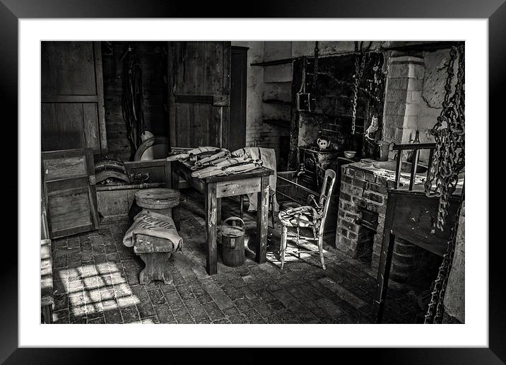 Workshop and Chair Framed Mounted Print by Stephen Maher