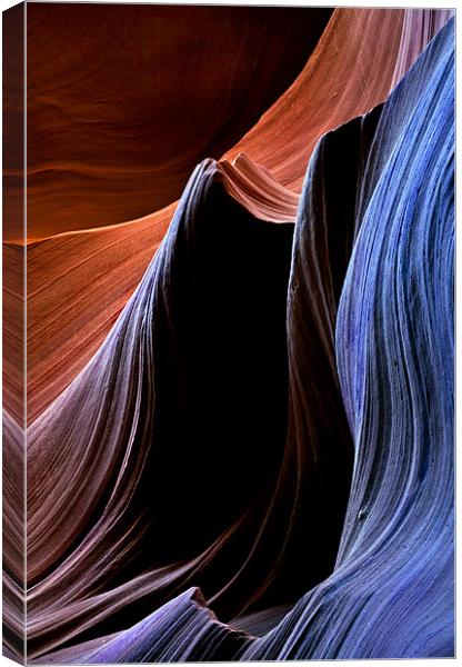 Sandstone Waves Canvas Print by Mike Dawson