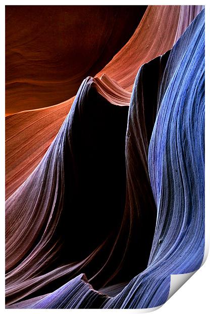Sandstone Waves Print by Mike Dawson