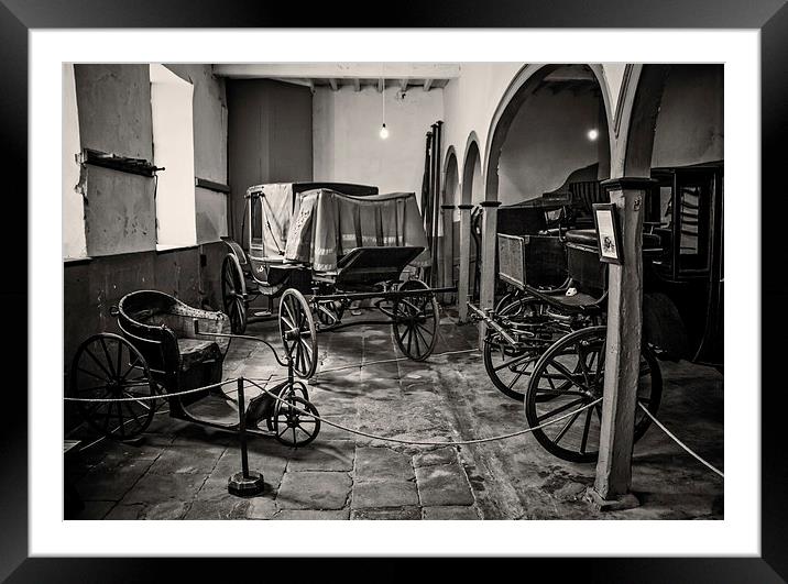 Carriages Warmer Tint Framed Mounted Print by Stephen Maher