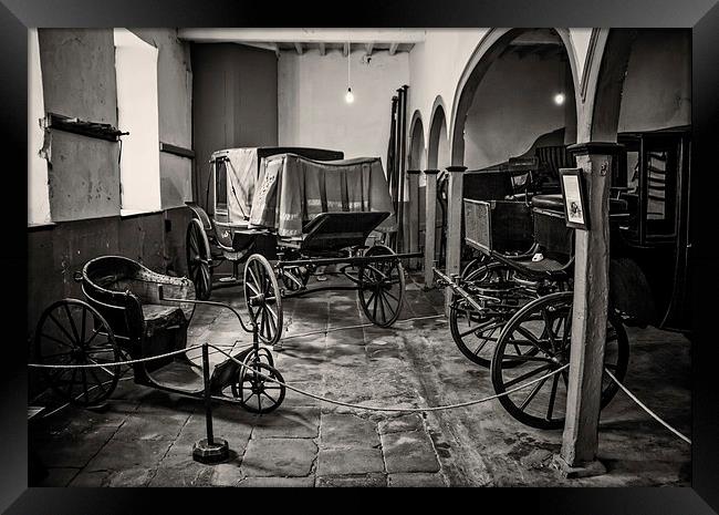 Carriages Warmer Tint Framed Print by Stephen Maher