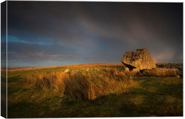 Arthur's stone, North Gower, Wales Canvas Print by Leighton Collins