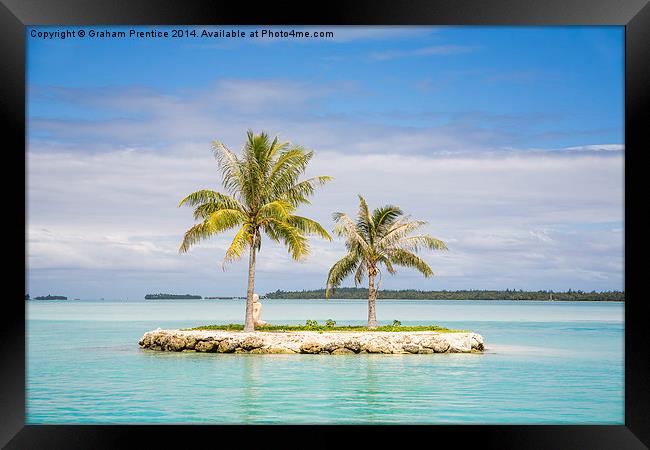 Tropical Island Paradise Framed Print by Graham Prentice