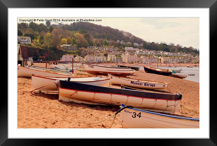 Teignmouth and Shaldon Devon Framed Mounted Print by Peter F Hunt