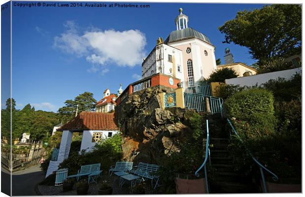 Portmeirion Pantheon Canvas Print by David Laws