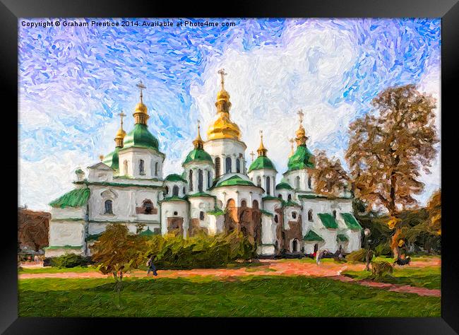 St Sophia's Cathedral, Kyiv Framed Print by Graham Prentice