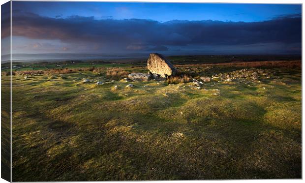 Arthur's stone, North Gower, Wales Canvas Print by Leighton Collins