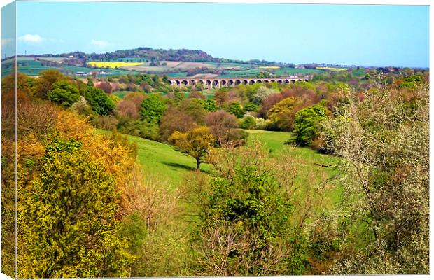 Linlithgow Bridge Viaduct Canvas Print by Tom Gomez