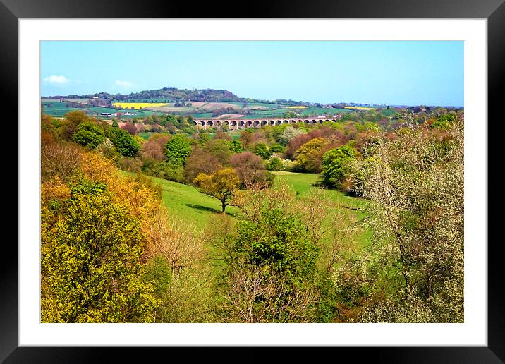 Linlithgow Bridge Viaduct Framed Mounted Print by Tom Gomez