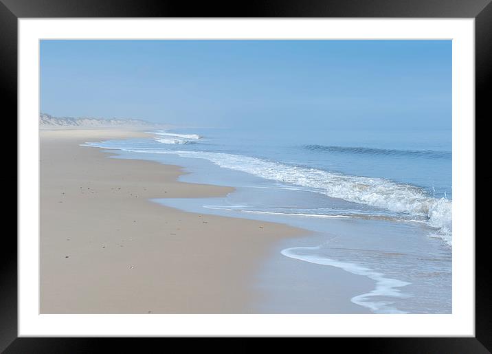 Sea and sky Framed Mounted Print by Stephen Mole
