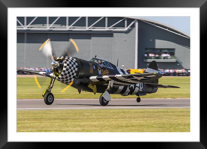 SNAFU P47D Thunderbolt Framed Mounted Print by Oxon Images