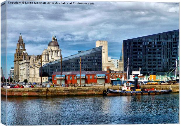 A Corner of Liverpool Canvas Print by Lilian Marshall