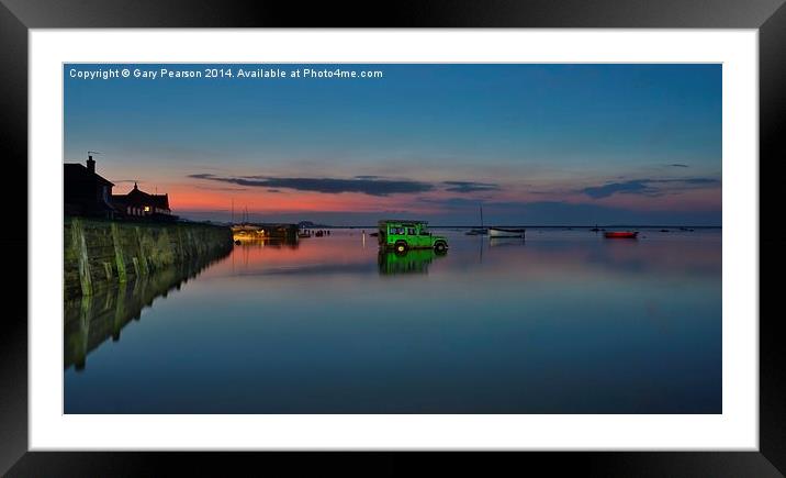 I parked here because I can Framed Mounted Print by Gary Pearson