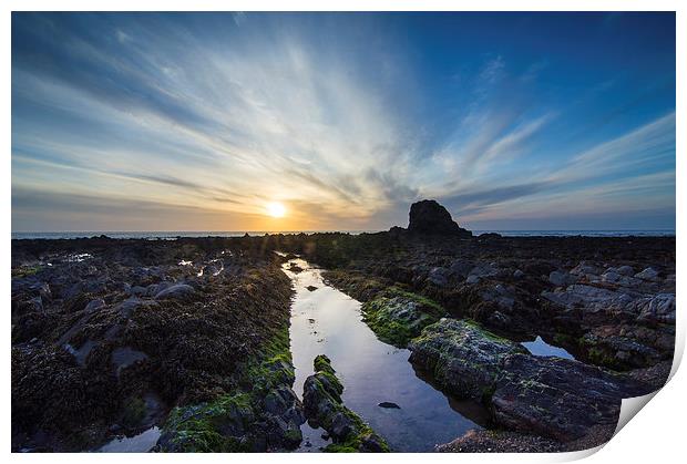 Widemouth Bay Cornwall Print by David Wilkins