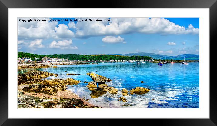 Millport Seaside Framed Mounted Print by Valerie Paterson