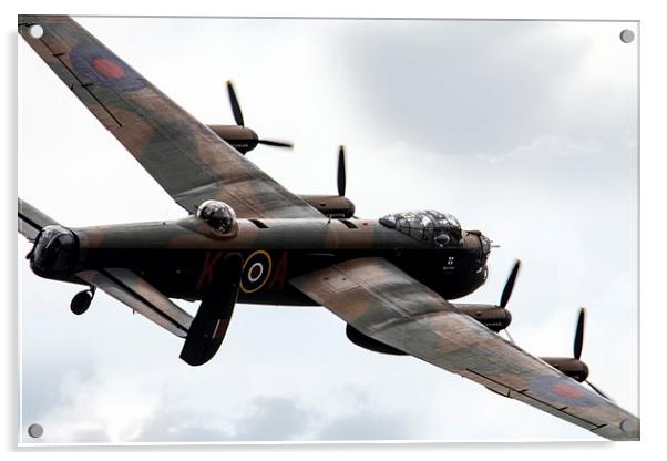 Lancaster Bomber Acrylic by J Biggadike