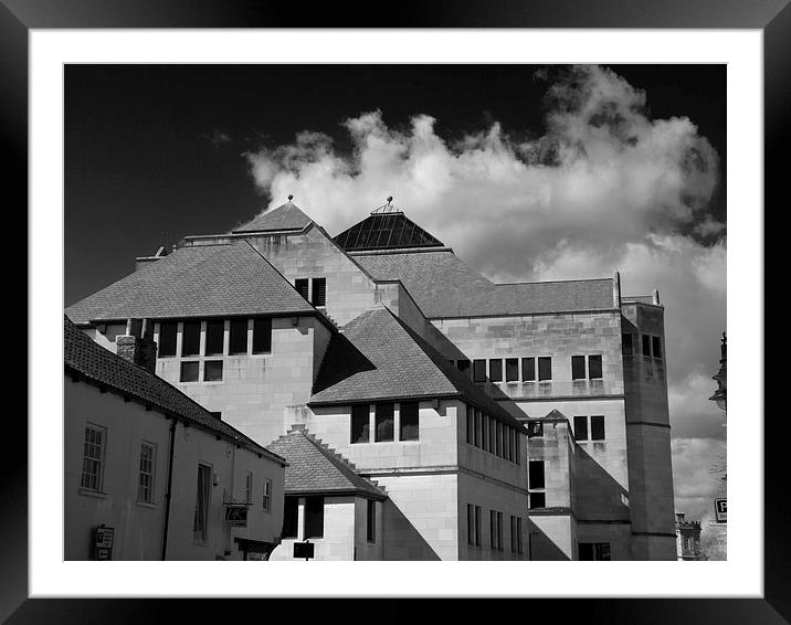 York Modern architecture Framed Mounted Print by Robert Gipson