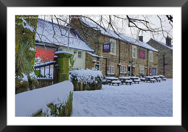 The Crispin Inn at Ashover, Derbyshire Framed Mounted Print by David Birchall