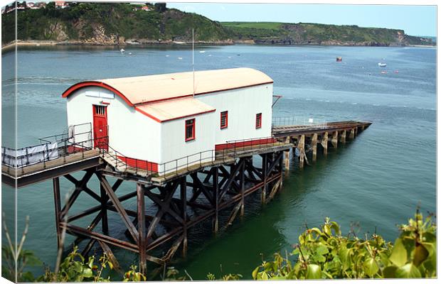 Lifeboat Station Canvas Print by Geoff Pickering