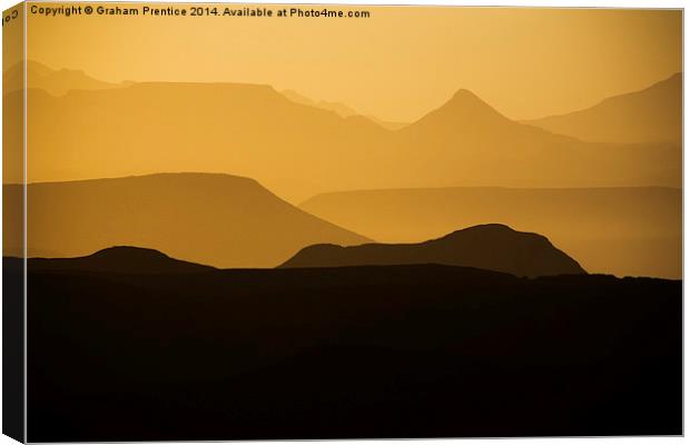 Namibian Dawn Canvas Print by Graham Prentice