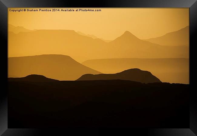 Namibian Dawn Framed Print by Graham Prentice
