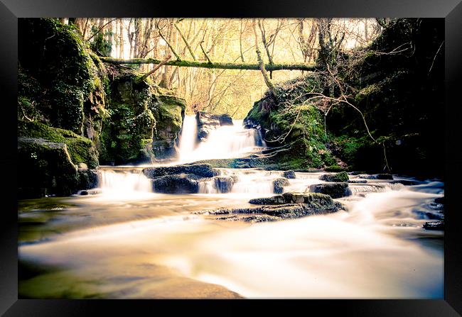 Fantasy Falls where dreams and wishes are made, Framed Print by Kelvin Futcher 2D Photography