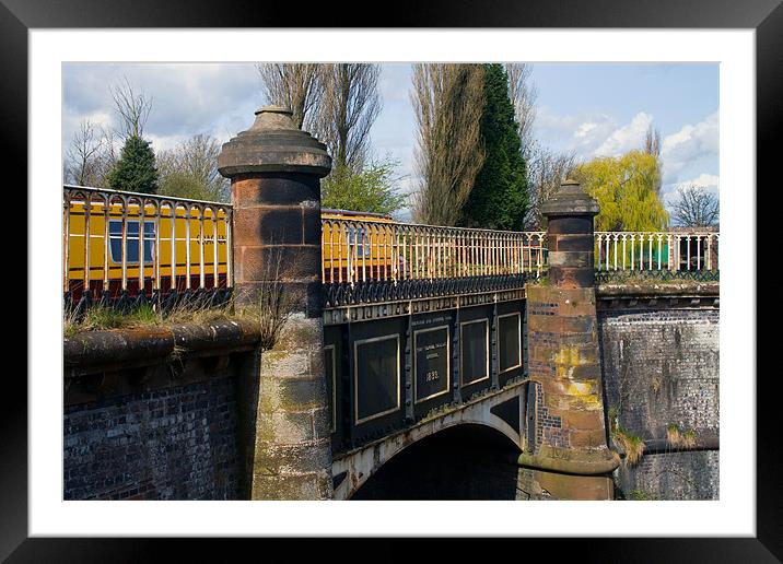 Canal Aqueduct Framed Mounted Print by Geoff Pickering